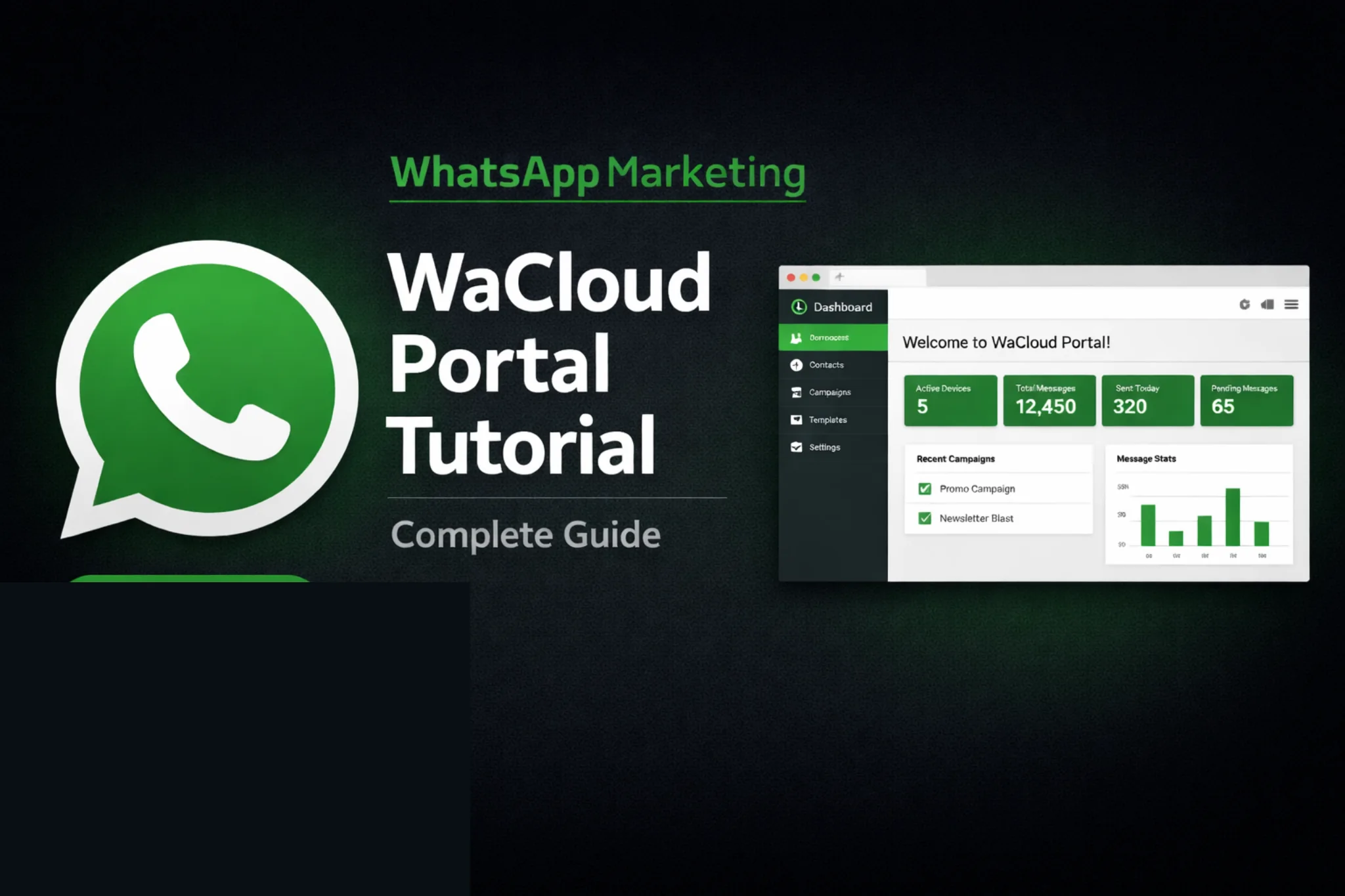 WACloud WhatsApp portal product walkthrough